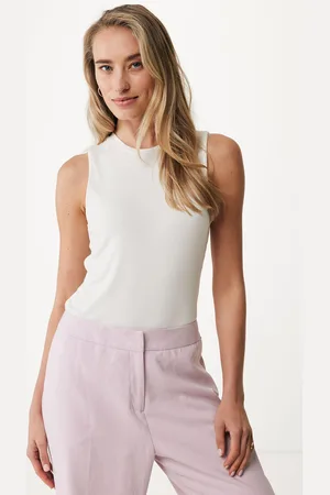 Mexx Rib Top Offwhite