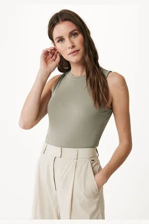 Mexx Rib Top Olijf