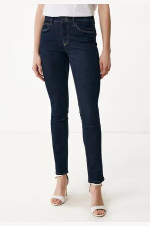 Mexx Jenna Mid Waist / Slim Fit Jeans Donkerblauw