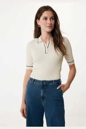 Mexx Polo Gebreid Crème