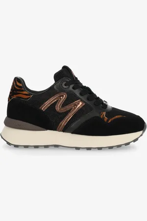 Mexx Sneaker Juju Humper Dierenprint Zwart
