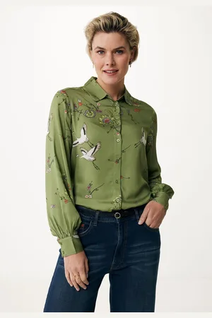 Mexx Blouse Met print Groen