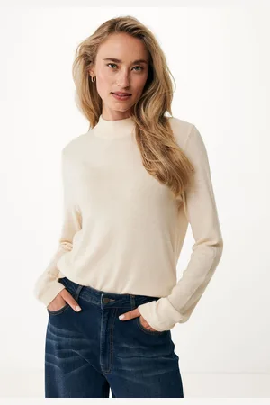 Mexx Trui Cashmere Blend Pearl Wit