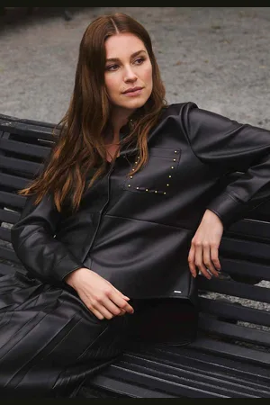 Mexx Blouse Imitatieleer
