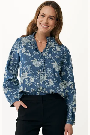 Mexx Blouse met Ruffels en Bloemenprint