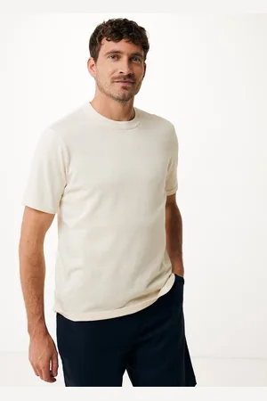 Mexx T-shirt Lorenzo Gebreid Wit