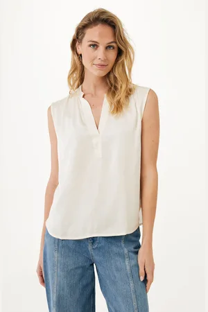 Mexx Top Violet Satijn Creme
