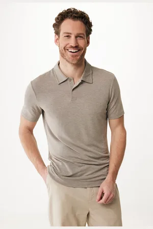 Mexx Polo Gemeleerd Taupe