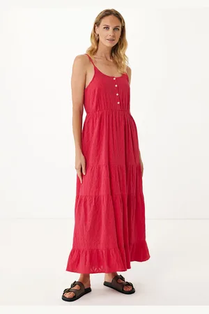 Mexx Jurk met bandjes Dieproze