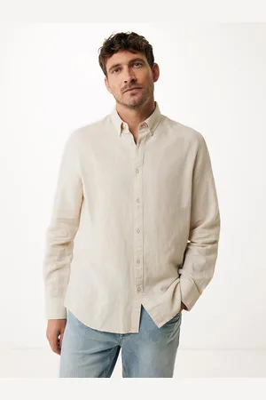 Mexx Shirt Caleb Linnen Zand