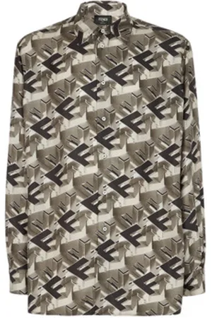 fendi men's long sleeve shirt