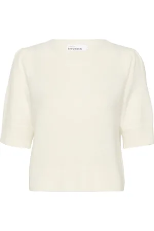 Karen by Simonsen Dames, Truien, Wit, Maat: XS