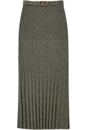 Twin-Set Dames, Rokken, Groen, Maat: S Viscose