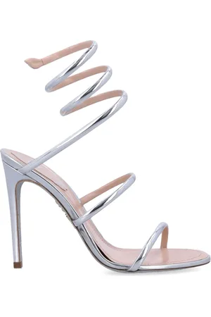 RENE CAOVILLA Dames, Schoenen, Grijs, Maat: 36 EU Leer