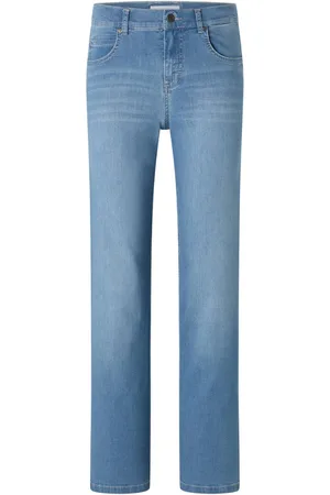 Angels Dames, Jeans, Blauw, Maat: 2XL L30 Katoen