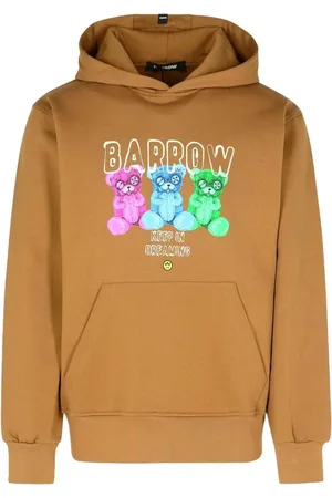 BARROW Heren, Sweatshirts & Hoodies, Bruin, Maat: M Katoen