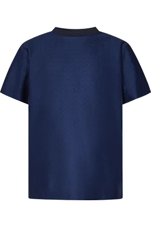 Missoni Heren, Tops, Blauw, Maat: M Katoen