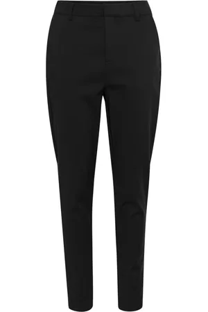Kaffe Dames, Broeken, Zwart, Maat: XL