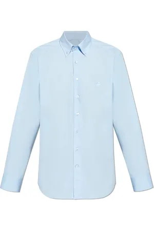 Etro Heren, Overhemden, Blauw, Maat: L Katoen