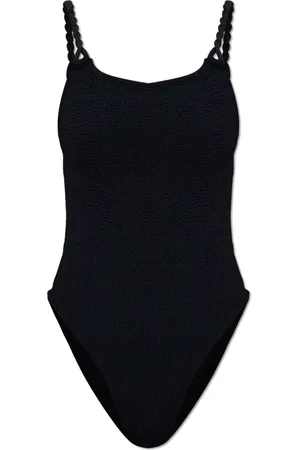 Hunza G Dames, Badkleding, Zwart, Maat: ONE Size