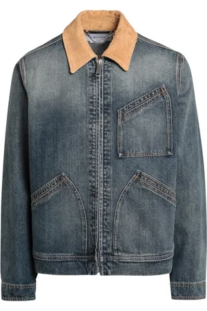 Alexander McQueen Heren, Jassen, Blauw, Maat: L Denim