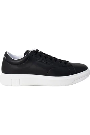Armani Exchange Heren, Schoenen, Zwart, Maat: 42 EU Leer