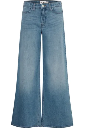 Ichi Dames, Jeans, Blauw, Maat: W30 L32