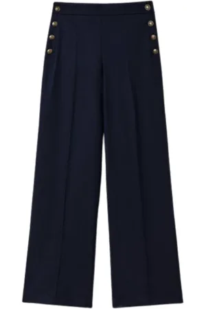 Twin-Set Dames, Broeken, Blauw, Maat: S