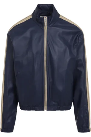 Marni Heren, Jassen, Blauw, Maat: L Leer