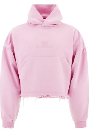 Balenciaga Dames, Sweatshirts & Hoodies, Roze, Maat: L Katoen