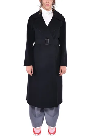 Max Mara Dames, Mantels, Zwart, Maat: 2XS Wol