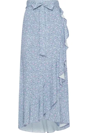 American Dreams Dames, Rokken, Blauw, Maat: L Voile