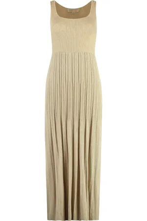 Michael Kors Dames, Jurken, Geel, Maat: M Nylon