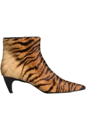 Twin-Set Dames, Schoenen, Bruin, Maat: 36 EU Leer