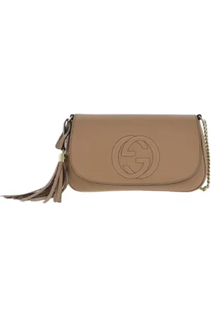 Gucci Dames, Tassen, Bruin, Maat: ONE Size Leer