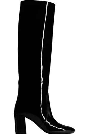Saint Laurent Dames, Schoenen, Zwart, Maat: 37 1/2 EU Leer