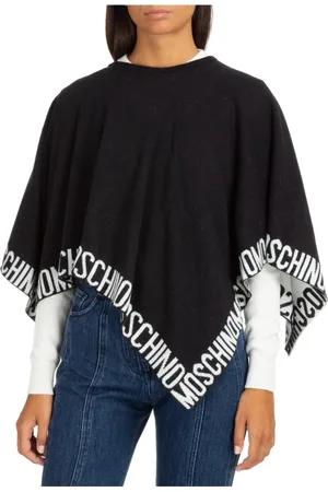 Moschino Dames, Jassen, Zwart, Maat: ONE Size Wol