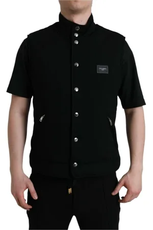 Dolce & Gabbana Heren, Jassen, Zwart, Maat: XL Zijde