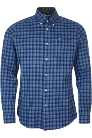 Barbour Heren, Overhemden, Blauw, Maat: S Katoen