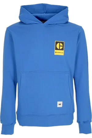 Caterpillar Heren, Sweatshirts & Hoodies, Blauw, Maat: S Katoen