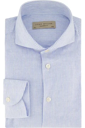 john miller Heren, Overhemden, Blauw, Maat: 3XL Katoen