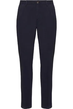 Boggi Milano Heren, Broeken, Blauw, Maat: W36 Katoen
