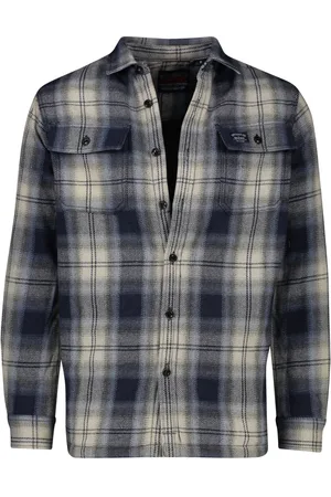 Superdry Heren, Overhemden, Blauw, Maat: M Katoen
