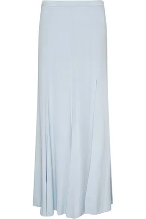 Twin-Set Dames, Rokken, Blauw, Maat: XS Satijn