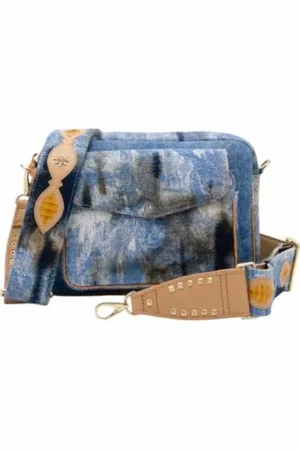 CLARIS VIROT Dames, Tassen, Blauw, Maat: ONE Size Denim