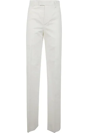 ANN DEMEULEMEESTER Dames, Broeken, Wit, Maat: XS Katoen