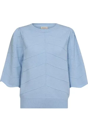 Freequent Dames, Truien, Blauw, Maat: XL