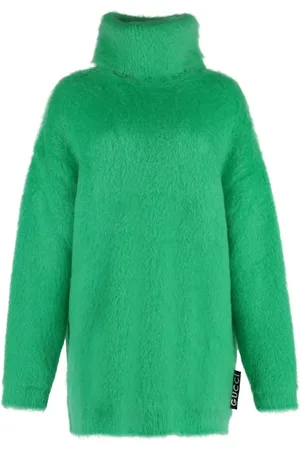 Gucci Dames, Jurken, Groen, Maat: XS Mohair