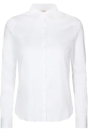 Mos Mosh Dames, Blouses & Shirts, Wit, Maat: S Jersey