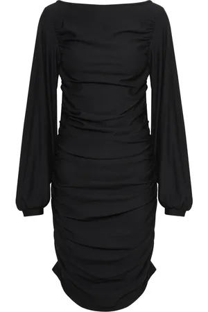 Gestuz Dames, Jurken, Zwart, Maat: XL Viscose